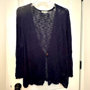 Knit sweater cardigan size 2x